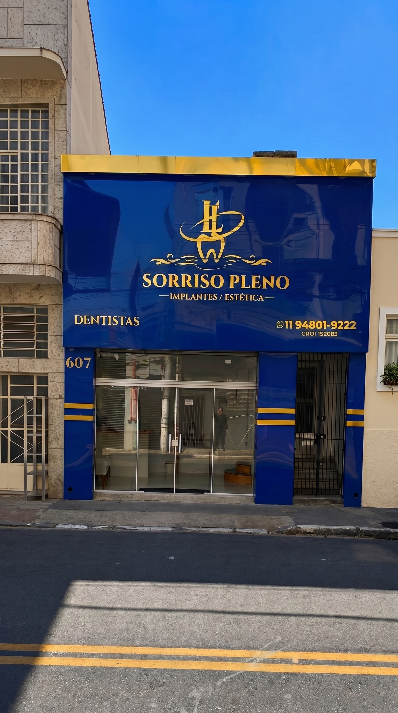 Fachada Sorriso Pleno — Rua da Mooca, 607